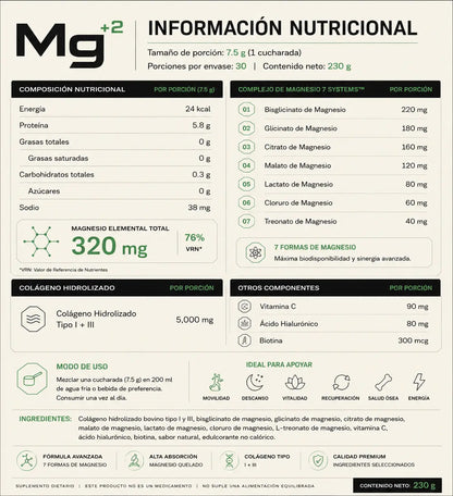 Mg-Collagen — Premium Magnesium Complex