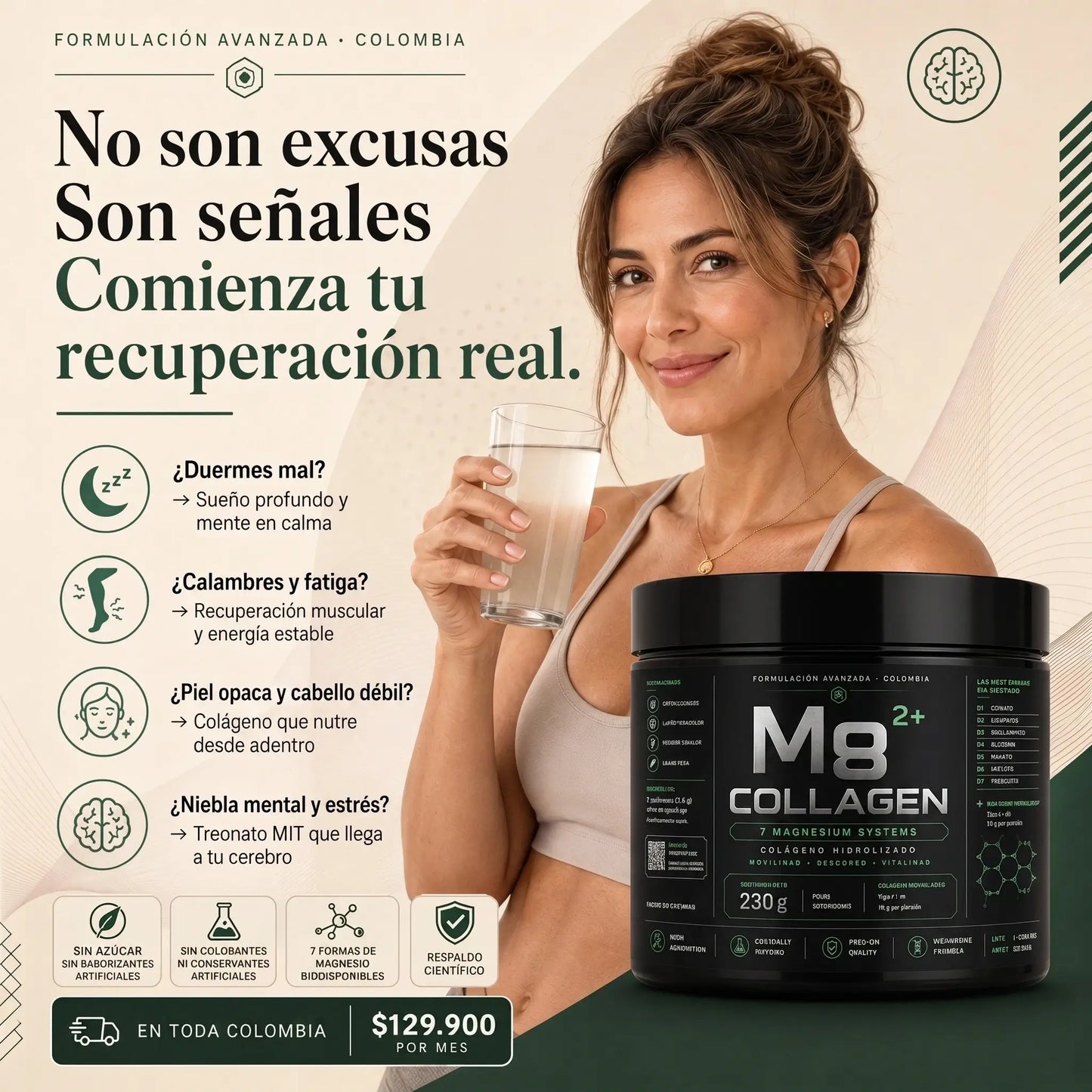 Mg-Collagen — Premium Magnesium Complex