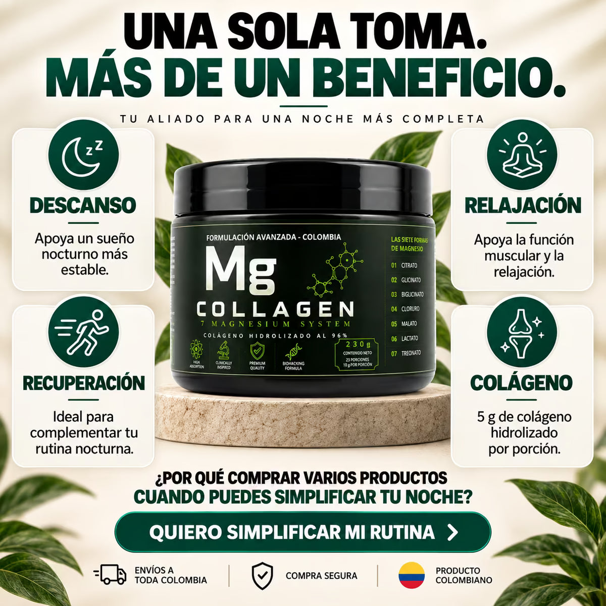 Mg-Collagen — Premium Magnesium