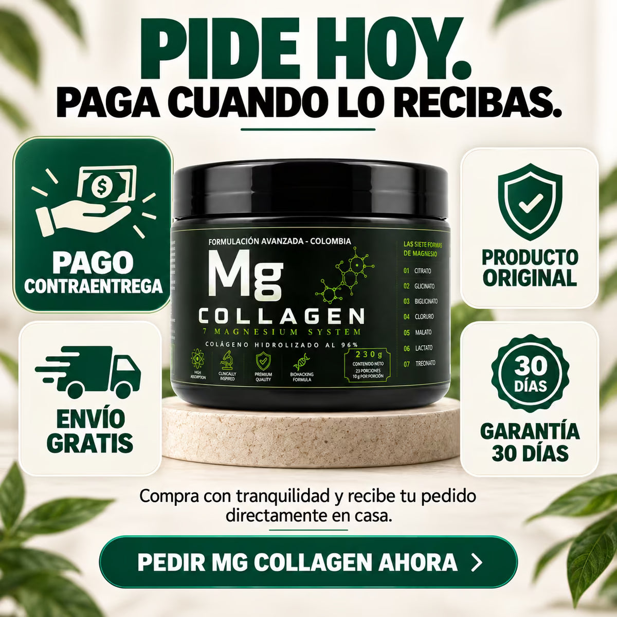 Mg-Collagen — Premium Magnesium